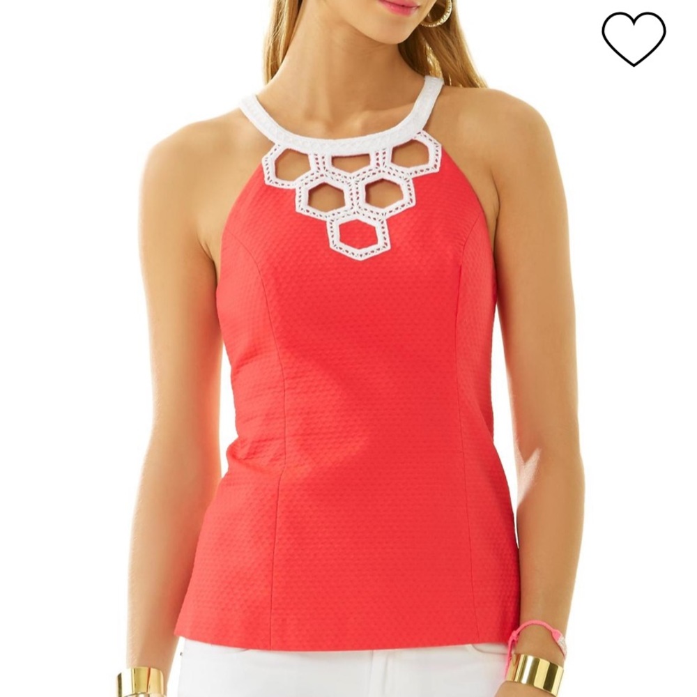 Lilly Pulitzer women’s Anabelle top Size 6